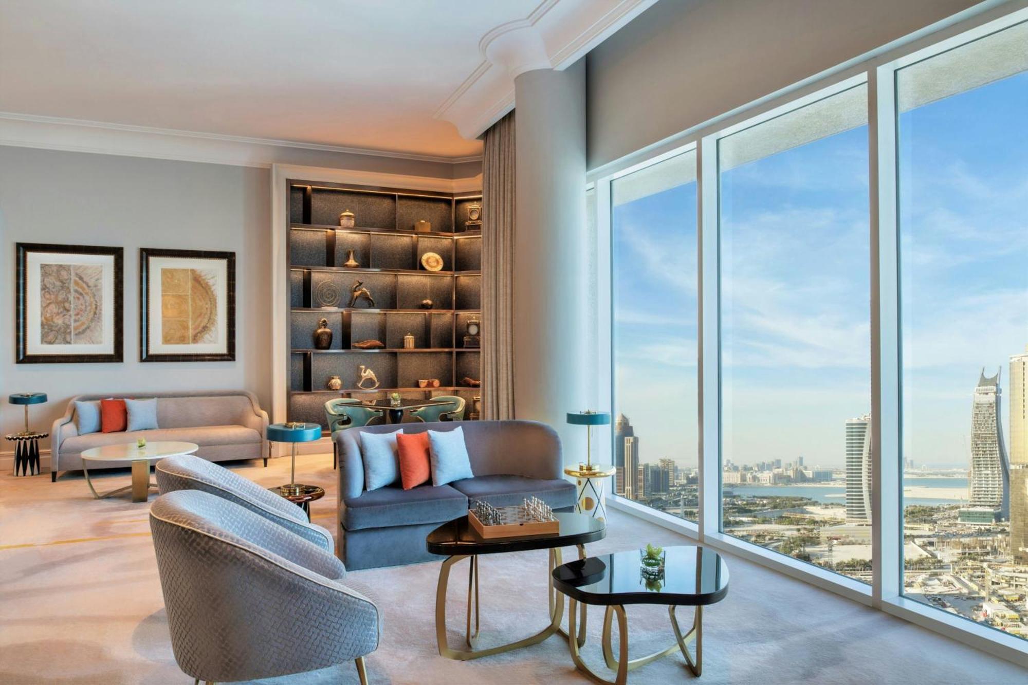The Ritz-Carlton, Doha Hotel Luaran gambar A living room at the Address Downtown Dubai